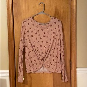 Juniors Long Sleeve Top